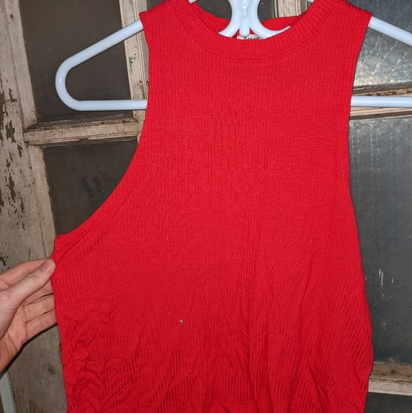 Garage Red Halter Top - Picture 1 of 2